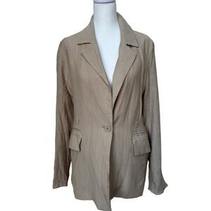 Avec Les Filles Beige Blazer - Size S